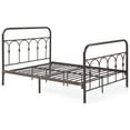 thumbnail image 1 of Hodedah Complete Metal Twin-Size Bed with Headboard-Footboard in Bronze, 1 of 4