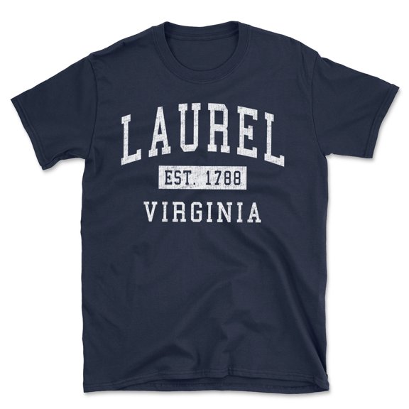 Laurel Virginia Classic Established Men's Cotton T-Shirt