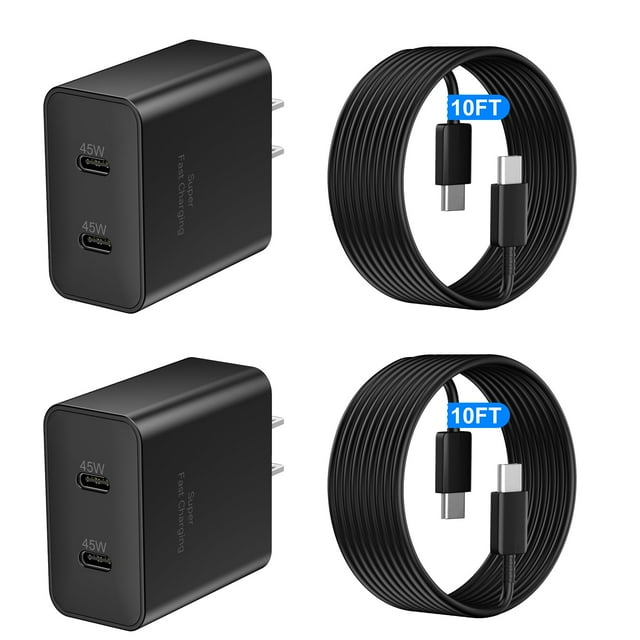 Cargador Samsung Super Fast USB-C de 45 W para Galaxy S25 con cable