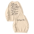 thumbnail image 4 of CAIVO Women's Winter Fashion Sweatshirt Festive Letter Printed Round Neck Tops Long Sleeve Pullover Lightweight Cozy Fall Streetwear, 4 of 4