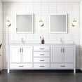thumbnail image 2 of 80 In. W X 22 D Dark Grey Vanity With Cultured Marble Countertop, Faucet, 30" Mirror - Scratch And Stain For Long-term Use Double Bath 80" 22" D, Top, Included To Scratches Stains A Bathroom Decor, 2 of 6
