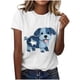 thumbnail image 2 of Tejiojio Women's Animal Printed T-shirt Casual Round Neck Short Sleeve Blouses S-2XL, 2 of 4