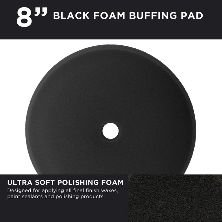 7 in. Ultra-Fine Foam Polishing Pad - White