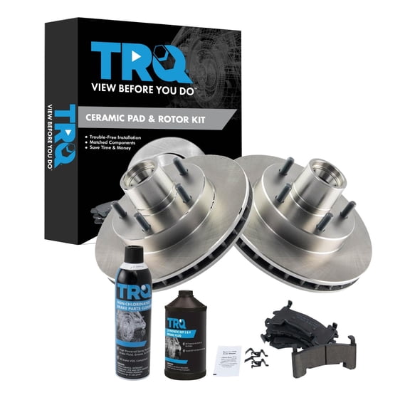 TRQ Front Brake Pad & Rotor Kit Fits Buick Chevrolet GMC Oldsmobile Pontiac