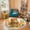 Color 1, variant on Washable Non Slip 3ft Round Rug, Whimsical Forest fairy tale Circle Area Rugs with Tassels Adorable Fox Mouse Reading Tree Stump Carpet for Nursery Bedroom Living Room Playroom Tent Rug