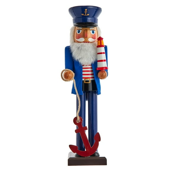 Kurt Adler 15-Inch Sailor Nutcracker with Anchor and Lighthouse