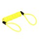 thumbnail image 5 of Herramienta de cable de recordatorio de seguridad con bloqueo de disco para motocicleta, bicicleta, ATV, scooter, color amarillo, 3,5 mm, 5 of 5