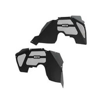 Westin 07-18 Jeep Wrangler JK Inner Fenders - Front - Textured Black - 62-11005 Fits select: 2008,2015-2017 JEEP WRANGLER UNLIMITED