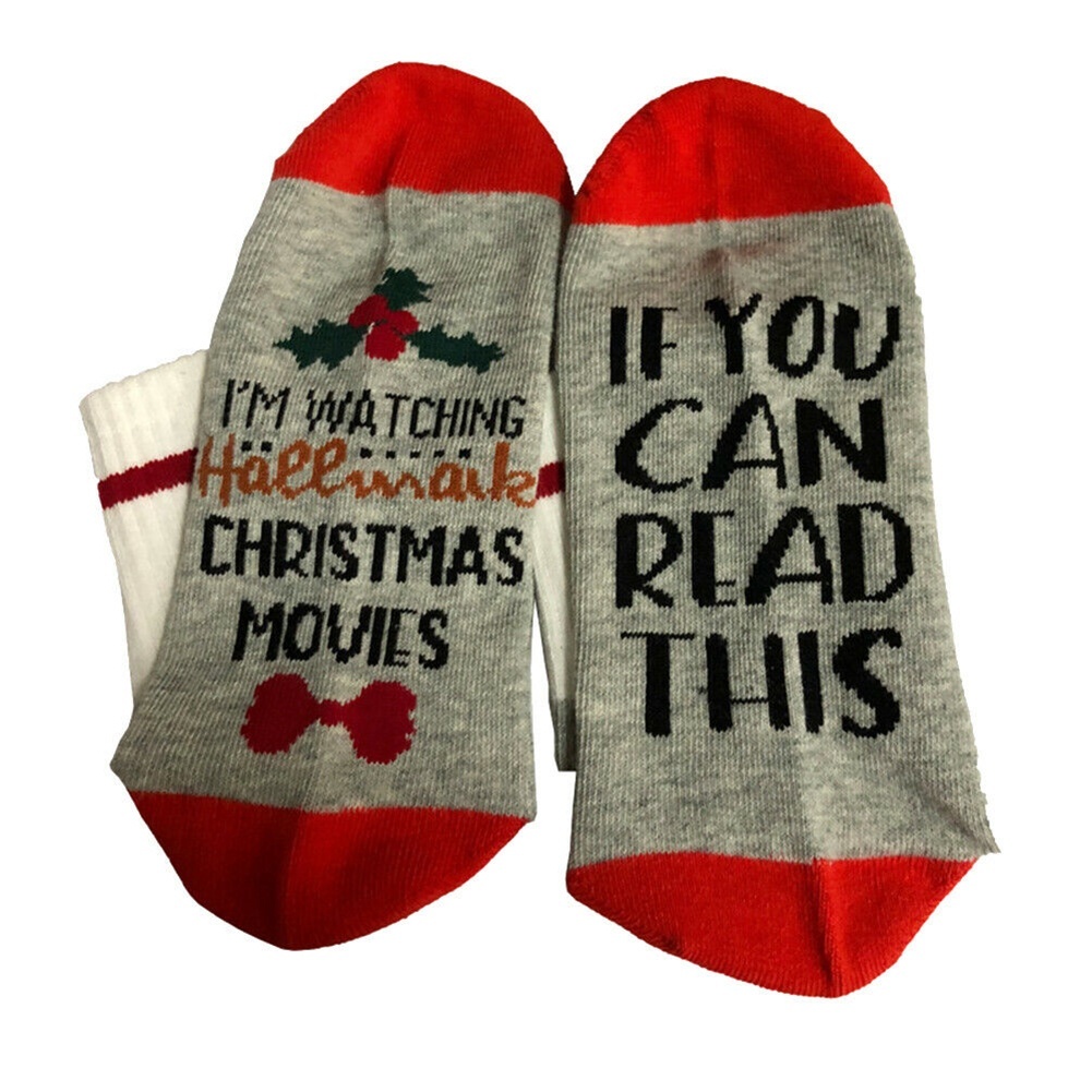 Christmas Movie Socks If You Can Read This Funny Socks Cotton Socks Christmas Gifts Men Women