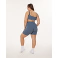 thumbnail image 5 of PAVOI Women's Seamless Ribbed High Waisted Compression Sculpting Biker Workout Shorts, 6" Inseam, 5 of 11