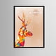 thumbnail image 1 of 30x40cm Arte de Pared Pintura Decorativa sin Marco Imagen de Animal Ornamento para Hogar do BLESIY Cuadro decorativo de la pintura, 1 of 8