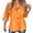 Orange, variant on Long Sleeve Shirts Womens Tops 2026 Classic Women's Long Sleeve Solid Button Up Shirt for Everyday Wear Perfectly Pairs With Jeans for A Timeless