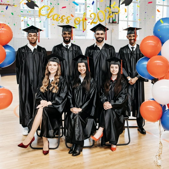 SOPOTUTU Graduation Backdrop Decoration Multi-Color Banner for Photo Props Party Supplies and Celebration