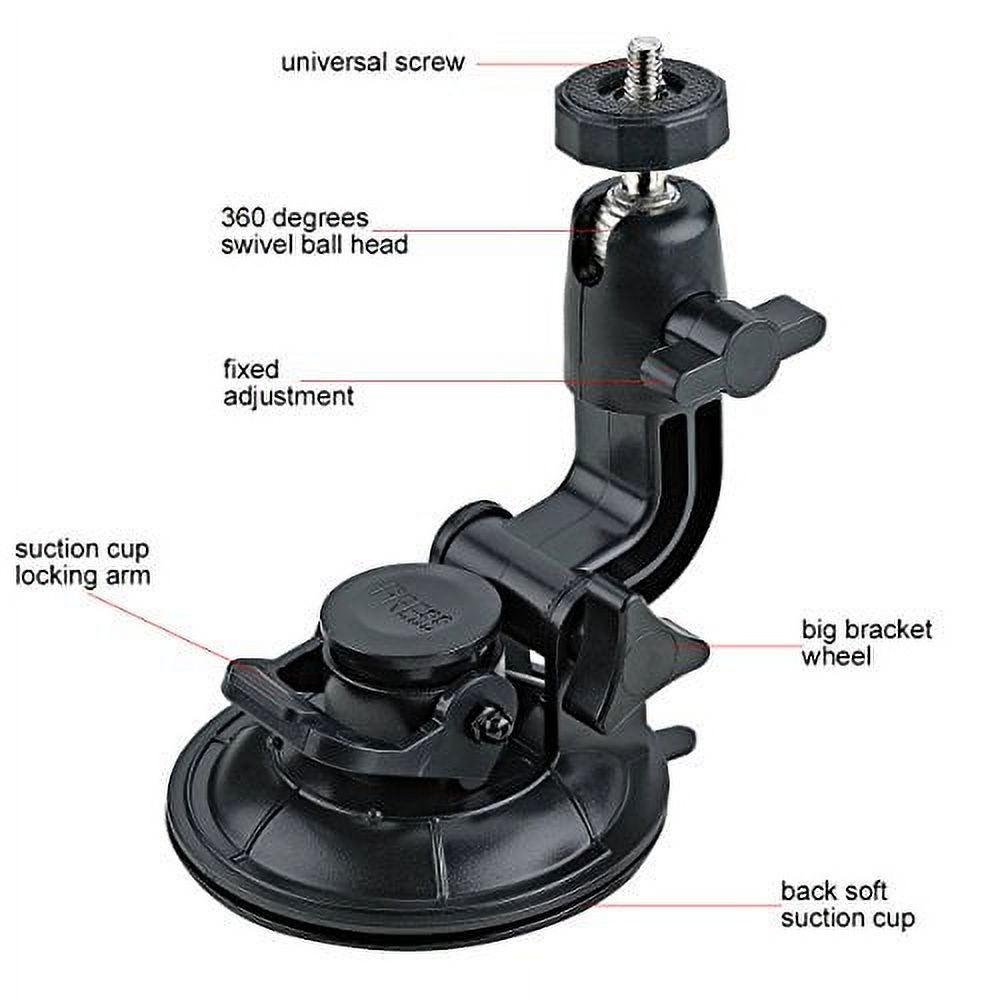 Soporte Universal Para Manillar AKASO - Rotación 360°, Compatible Con GoPro, Cámaras Acción