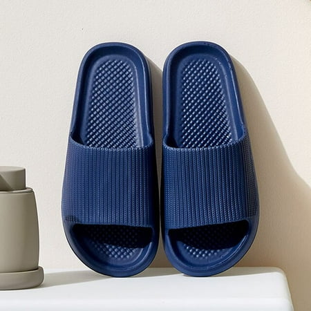 

CoCopeaunt Soft Home Slippers Sandals for Women Summer Fashion EVA Beach Flip Flops Woman Men Indoor Mute Non Slip Bathroom Slippers