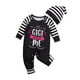 thumbnail image 5 of Mono de bebé transpirable a rayas para recién nacido, niño y niña 9 a 12 meses, 5 of 9