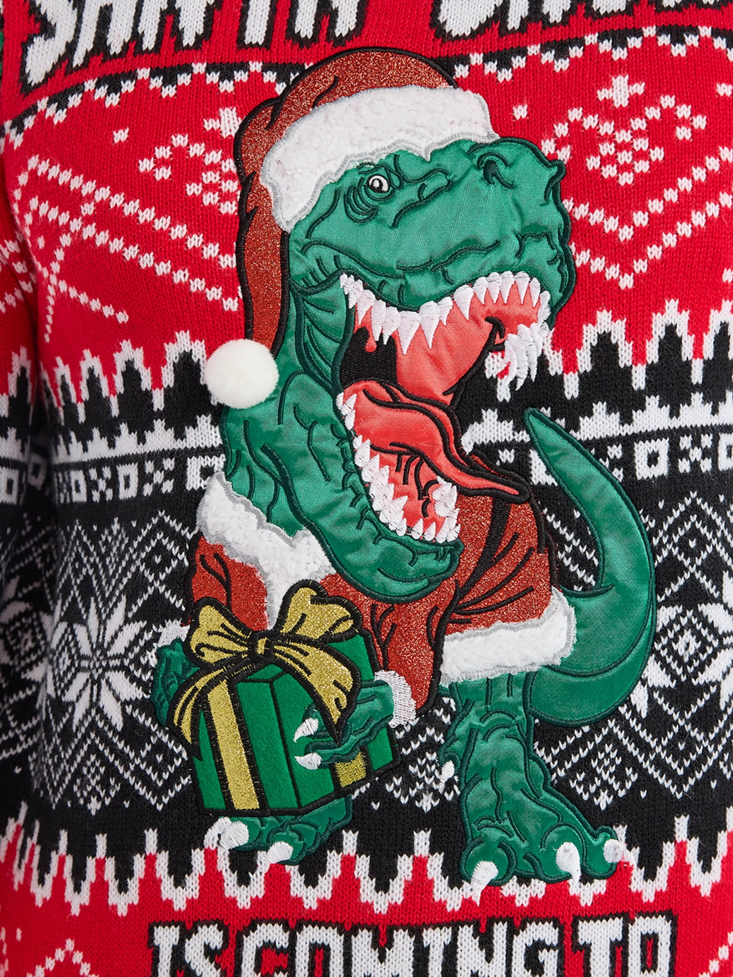 Jollidays Men's Christmas Sweater with Long Sleeves, Midweight, Sizes S-3XL