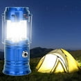 thumbnail image 1 of Linterna LED portátil para acampar: linterna solar recargable por USB ultrabrillante con batería, ideal para acampar, hacer senderismo y para cobertizos de jardín en caso de cortes de energía., 1 of 5