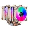 thumbnail image 6 of 6 Heat Pipe Twin Towers CPU Processor Cooling PWM Fan Installing LGA2011 x79 x99 E5 E3 2066 AMD Game Player's Preferred Choice, 6 of 6