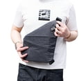 thumbnail image 2 of Sling Bag - Bolso bandolera antirrobo para hombres y mujeres Rojo Verde, 2 of 5