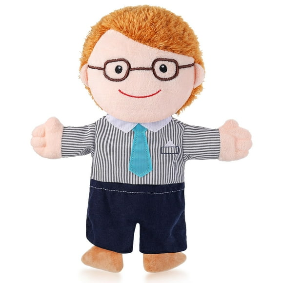 Marioneta de mano Puppet ZJoey Family, juguete de juego de rol de 30 cm