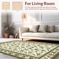 thumbnail image 2 of Ultra Soft Area Rug, Chic Greenery Expression, Non Slip, Stain Resistant, Washable Area Rugs for Living Room, Bedroom(Beige, 2X3), 2 of 8