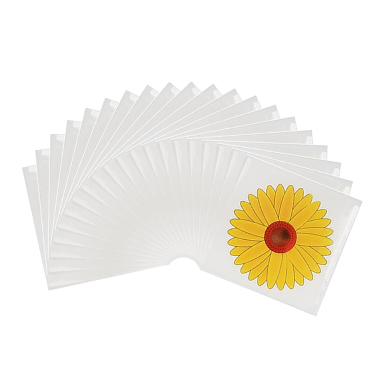 20 Pcs Sunflower Style Fly Traps Window Fly Stickers for Insect White Flies Mosquitoes Flies Sticky Sticker Killer