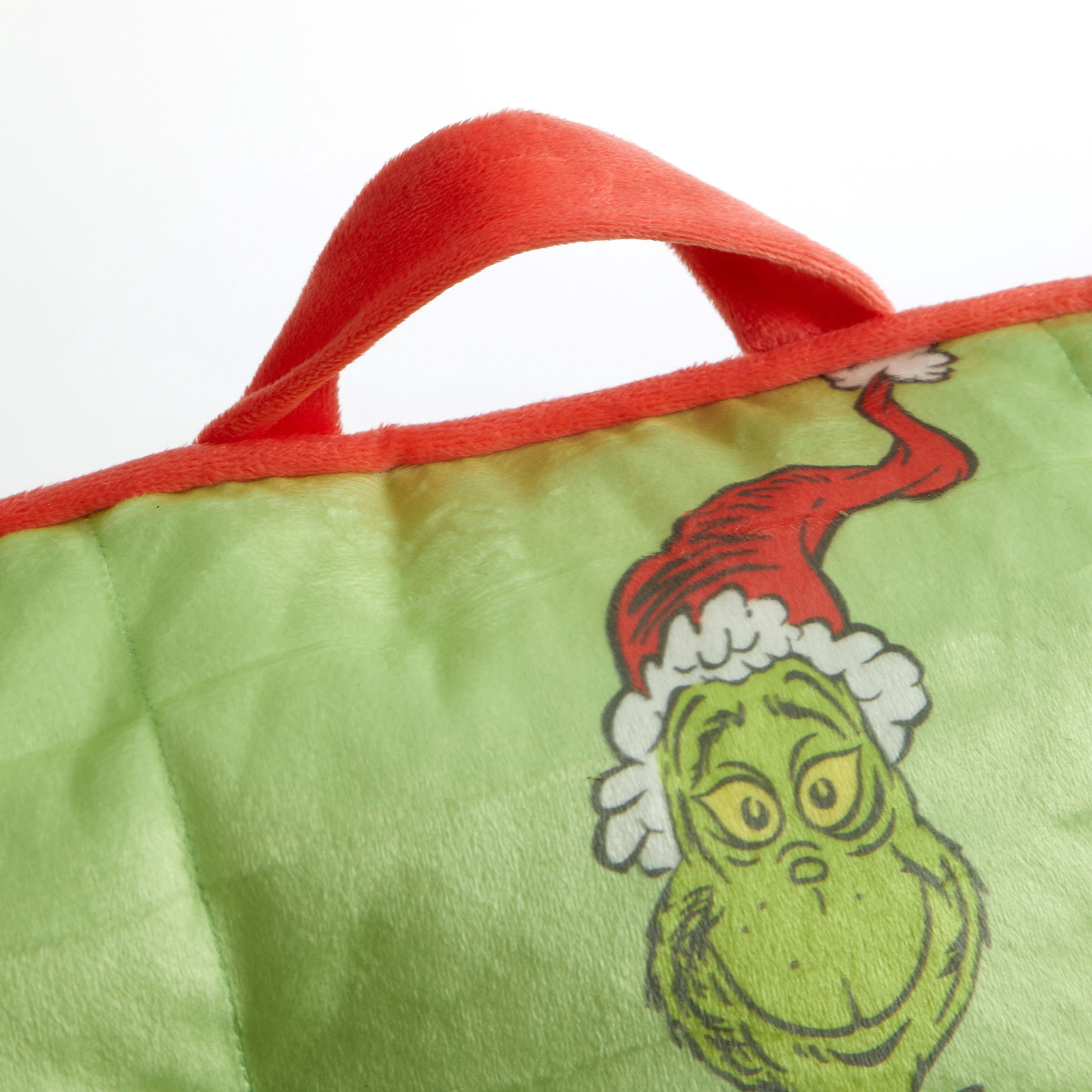Grinch 18" Toddler Square Beanbag Chair, Green