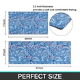 thumbnail image 7 of Blue Paisley Pattern Kitchen Rugs Sets Of 2,Anti Fatigue Kitchen Mat Rugs Non Slip Washable,Decorative Kitchen Floor Mats for Kitchen,Sink,Laundry,17"x30"+17"x47", 7 of 7