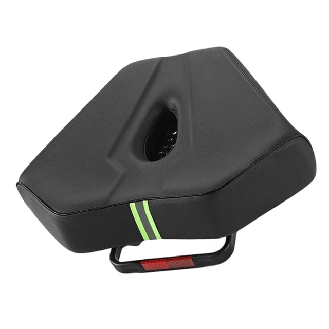 Reemplazo de bicicleta sin cicatrices de reemplazo a prueba de choque cómodo Cojín de asiento de bicicleta acolchado para accesorios para bicicletas Negro