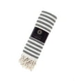 thumbnail image 5 of Kafthan, Calista Turkish Beach & Pool Towels, 100% Turkish Cotton, Soft, Gray, 35"x67", 5 of 5