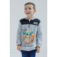 thumbnail image 4 of Star Wars The Mandalorian Child Big Boys Fleece Half Zip Hoodie Infant to Big Kid, 4 of 5