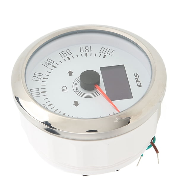 3in1 GPS Tachometer 200MPH 85mm 9-32V 7 Color Backlit Antifog Universal for Boat Car RV Motorcycle