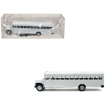 School Bus White 1/87 (HO) Plastic Model by Promotex