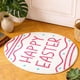 thumbnail image 4 of Tapete de Pascua con bonitos conejos, decoración navideña, tapete para baño, tapetes, 4 of 5