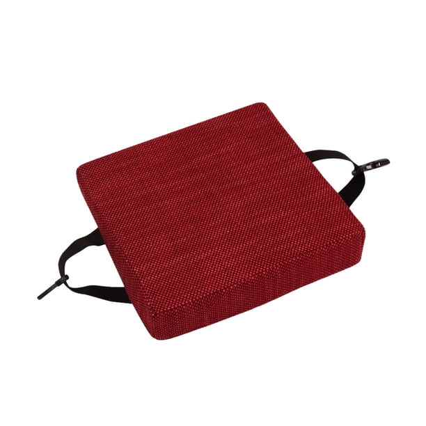 Billuyoard Hebilla fija antideslizante de poliéster que fija de forma segura los cojines a cualquier silla de múltiple Decoración del hogar Rojo