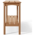 thumbnail image 5 of Polytrends  Laguna Hdpe All Weather Outdoor Patio Two Shelf Table Teak, 5 of 5