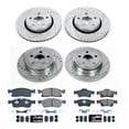 thumbnail image 3 of PowerStop Front and Rear Z23 Evolution Sport Carbon-Fiber Ceramic Brake Pad and Drilled & Slotted Rotor Kit Fits: DODGE JEEP Select Models K5952, 3 of 10