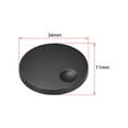 thumbnail image 2 of 5 piezas de botones de control de potenciómetro para interruptores de código de codificador, botones de volumen y tono de acrílico, negro tipo D de 6 mm, 2 of 3