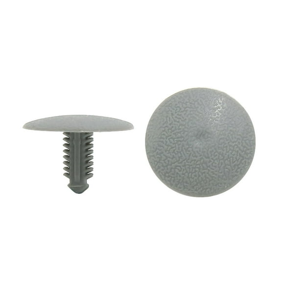 Unique Bargains 50 Pcs Auto Car Door Fender Bumper Nylon Rivets Fastener Retainer Push Clip Gray