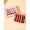 thumbnail image 3 of Set de 5 labiales Mate, marca Mousse, tono encanto nudes, 3 of 5