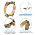 thumbnail image 3 of 2Pack T-Bolt Hose Clamps, 240-252mm/9.45"-9.102" ID Range, Carbon Steel Radiator Hose Clamp Intake Clamp, 3 of 4