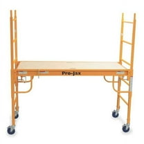 Scaffold Tower, 2 to 4 ft H, 72 in W, 29 in D, Steel, 1,000 lb Load Capacity