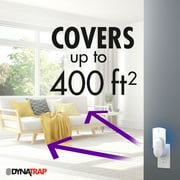 DynaTrap DOT White Indoor Fly Trap with 1 StickyTech Card - 1 Trap