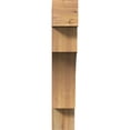 thumbnail image 2 of Ekena Millwork 6"W x 32"D x 32"H Westlake Block Rough Sawn Bracket, Western Red Cedar, 2 of 25