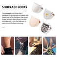thumbnail image 3 of FRCOLOR 32Pcs Shoelace Cord End Clips Shoe Lace End Clips DIY Repairing Design Clips, 3 of 5