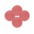 thumbnail image 7 of 13 Inch Round Placemats Set of 4, Vintage Coral Red Non Slip Heat Insulation PP Table Mats, Farmhouse Retro Solid Color Linen Texture Washable Place Mats for Kitchen Dining Party Table Decor, 7 of 7