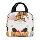 thumbnail image 1 of Disketp Autumn Gnomes Bolsa Térmica para Almuerzo para Hombre y Mujer, Ideal para Trabajo, Senderismo y Picnic, 1 of 8