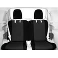 thumbnail image 2 of CalTrend Rear 50/50 Split Bench SuperSuede Seat Covers for 2016-2019 Ford Explorer - FD513-03SP Charcoal Insert with Black Trim, 2 of 3