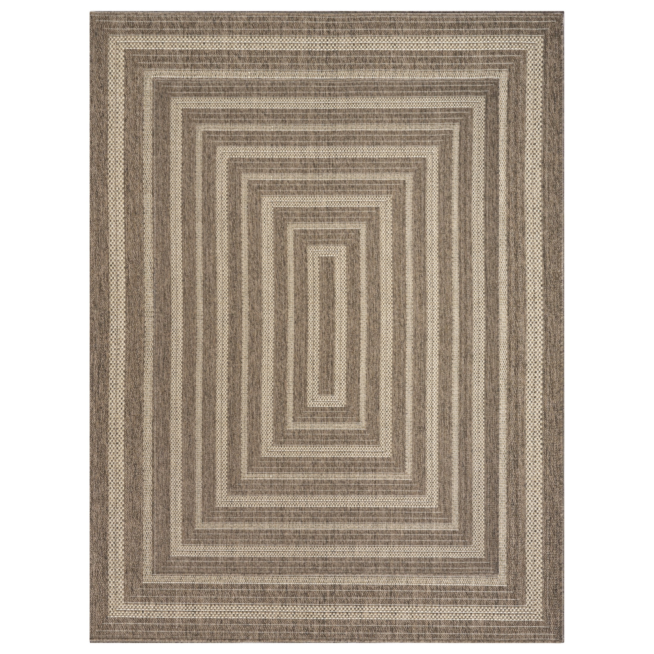 Nourison Tulum 10' x 14' Brown Outdoor Rug